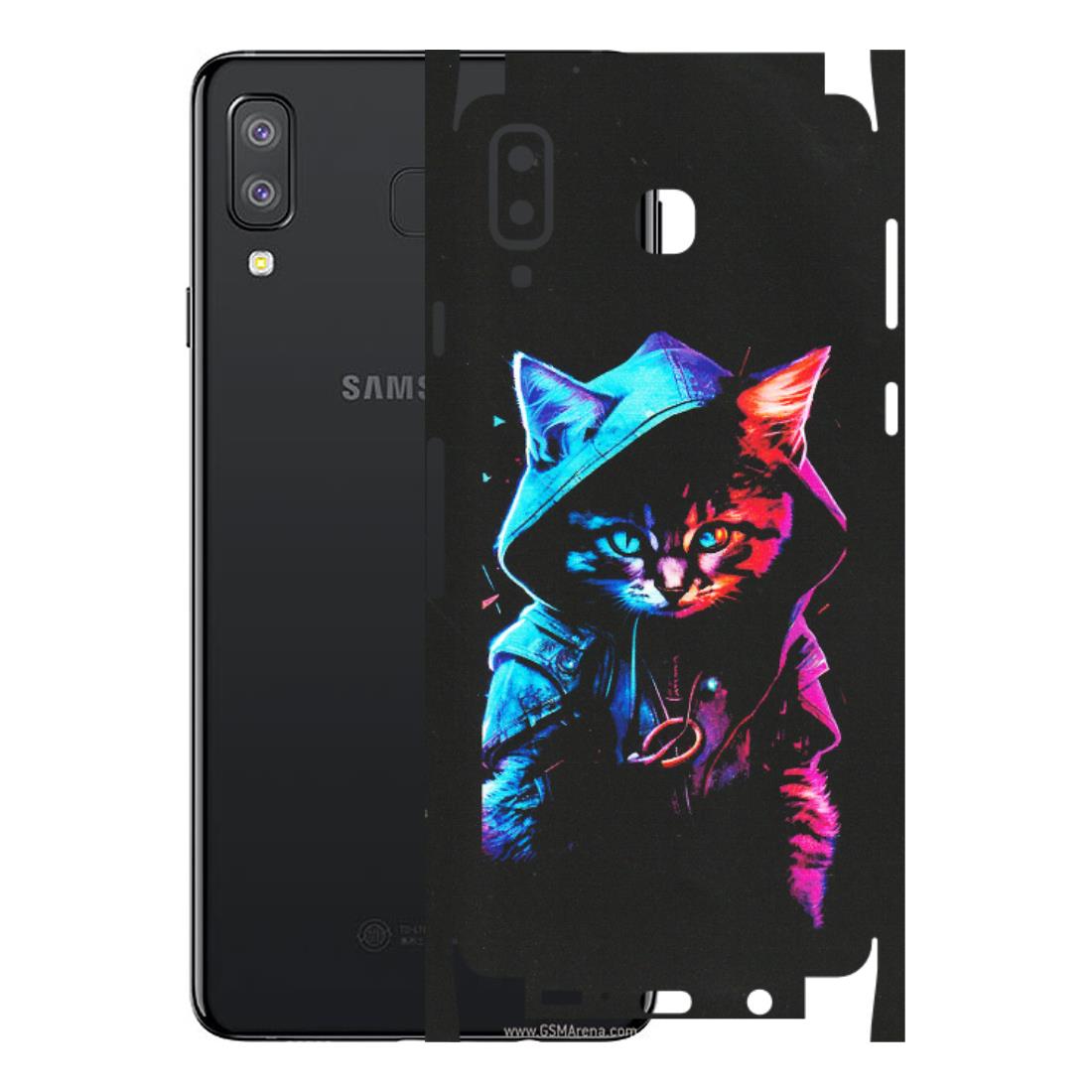 Samsung A/S Series Phone Skins (All Models) - Cyberpunk Cat - Matte Finish (M-45) Samsung Galaxy A8 Star