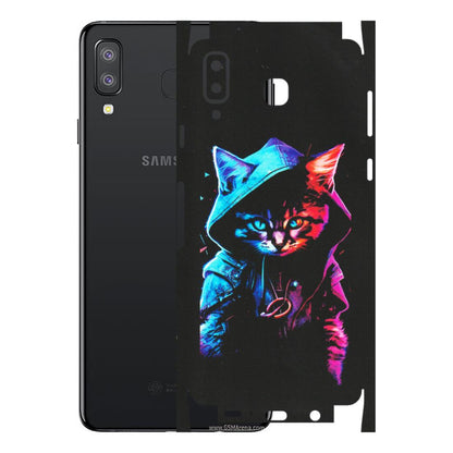 Samsung A/S Series Phone Skins (All Models) - Cyberpunk Cat - Matte Finish (M-45) Samsung Galaxy A8 Star