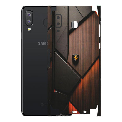 Samsung A/S Series Phone Skins (All Models) - Lambo Beauty Wood Pattern Sober - Matte Finish (M-51) Samsung Galaxy A8 Star