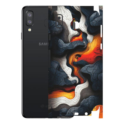 Samsung A/S Series Phone Skins (All Models) - Abstract Volcanic Layers - Matte Finish (M-52) Samsung Galaxy A8 Star