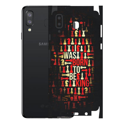 Samsung A/S Series Phone Skins (All Models) - Born To Be King - Matte Finish (M-73) Samsung Galaxy A8 Star