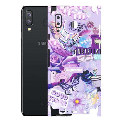 Samsung A/S Series Phone Skins (All Models) - Supreme Purple Magic - Matte Finish (M-88) Samsung Galaxy A8 Star