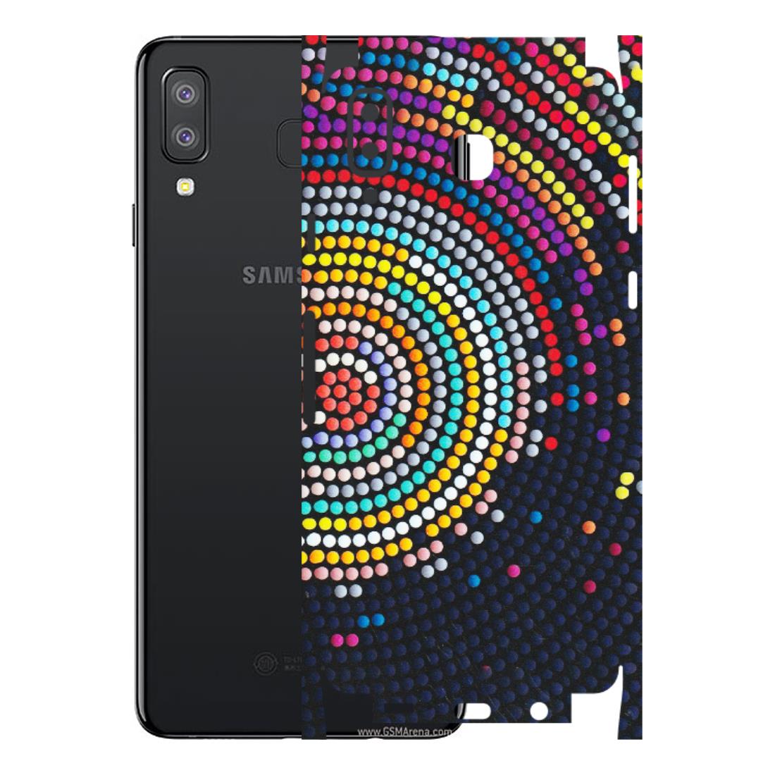 Samsung A/S Series Phone Skins (All Models) - Rainbow Dot Mandala - Matte Finish (M-97) Samsung Galaxy A8 Star