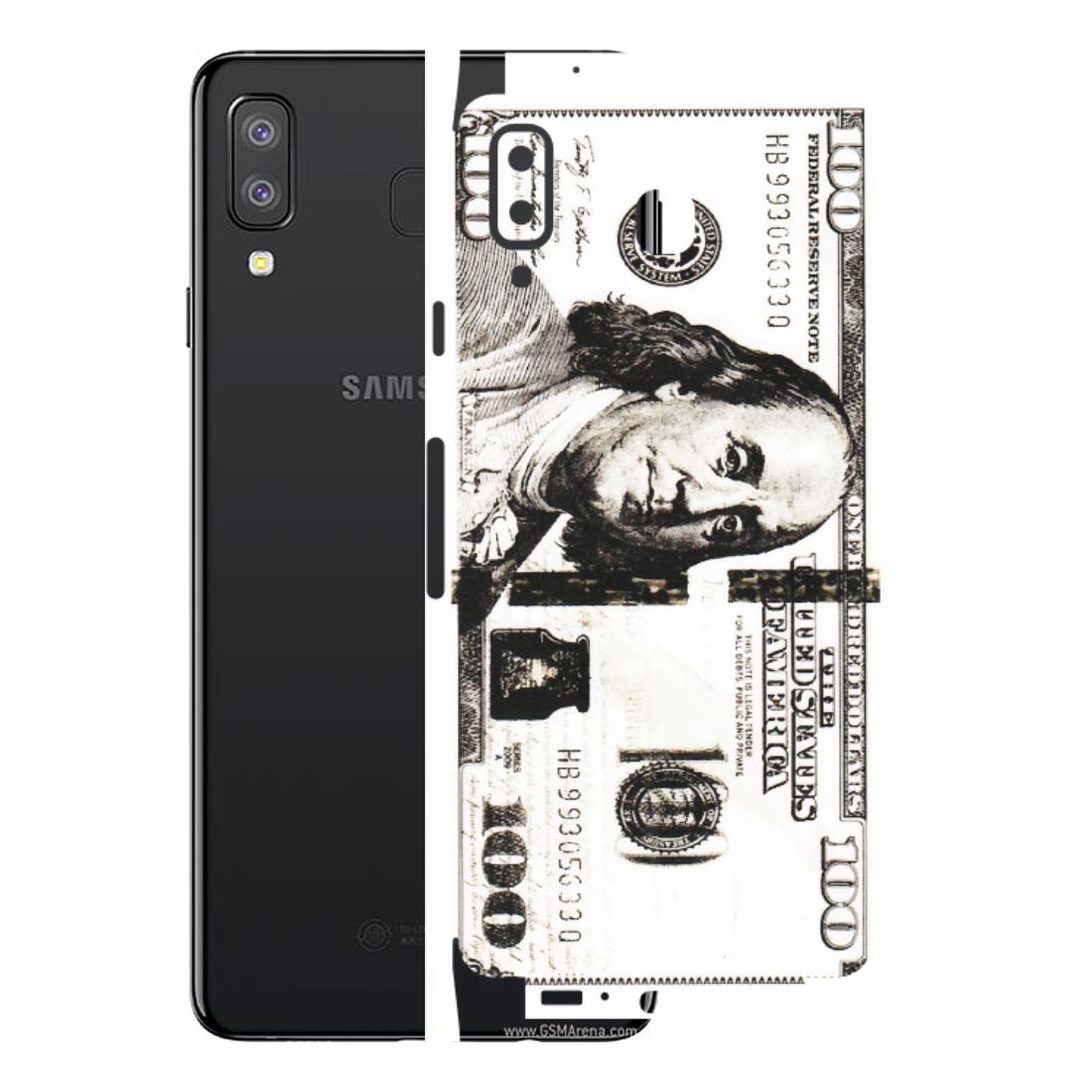Samsung A/S Series Phone Skins (All Models) - 100 Dollar Currency - Transparent Finish (T-01) Samsung Galaxy A8 Star