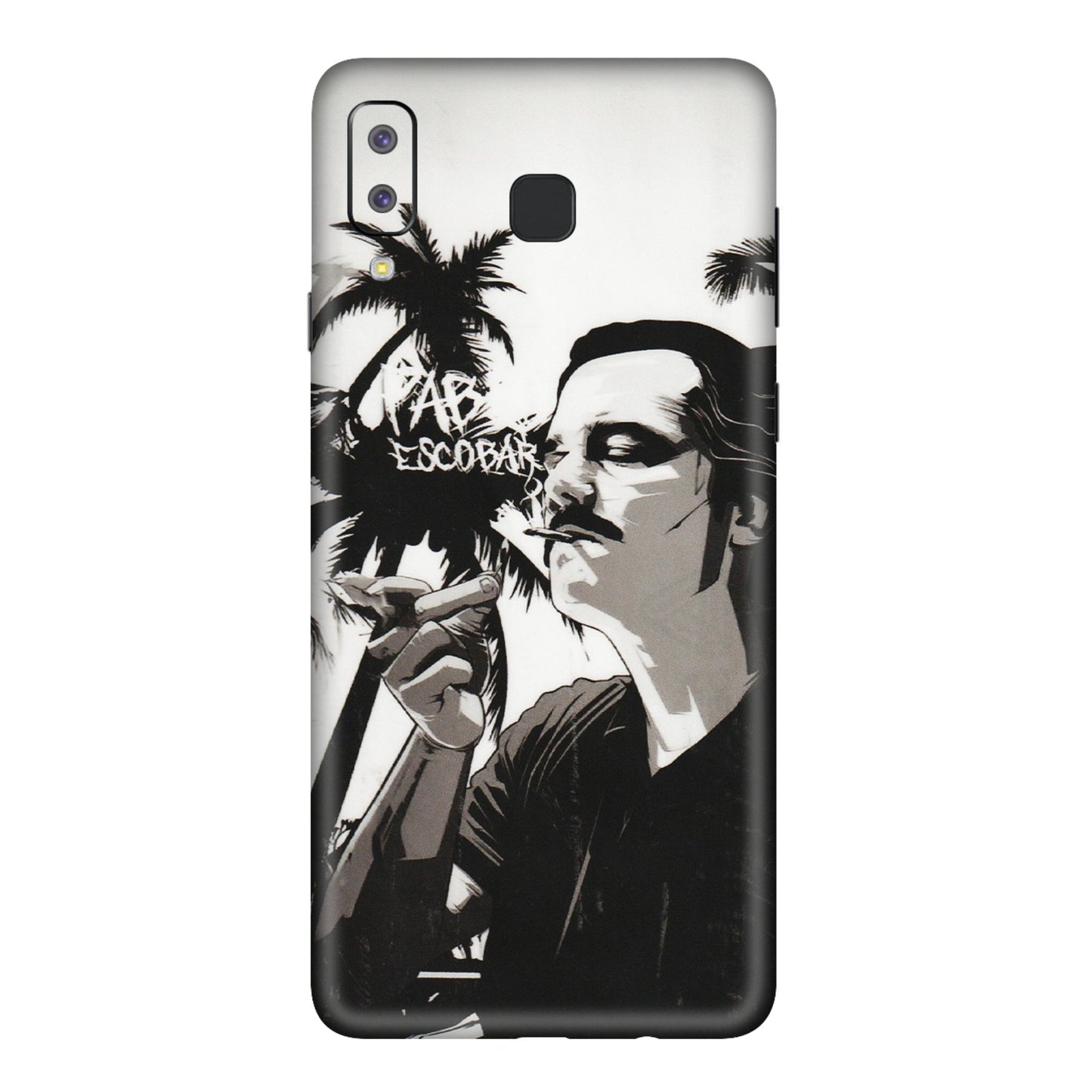 Samsung A/S Series Phone Skins (All Models) - Pab Escobar - Transparent Finish (T-05) Samsung Galaxy A8 Star