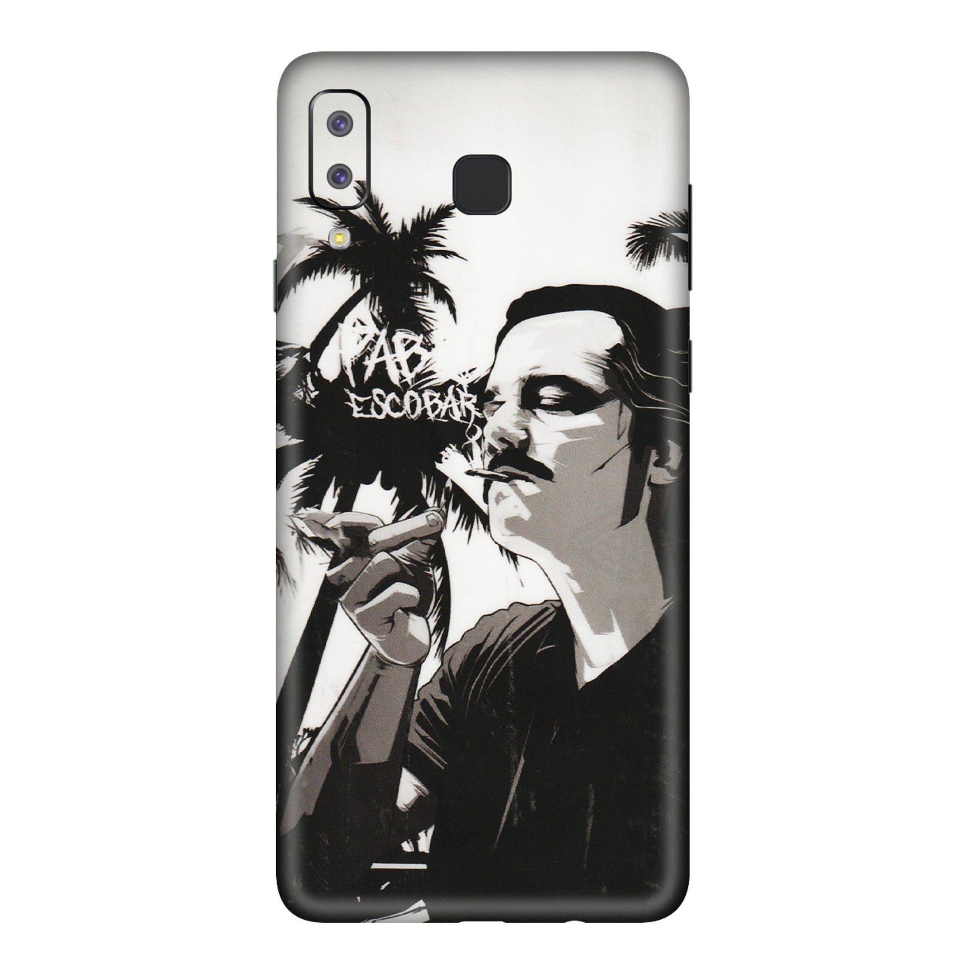 Samsung A/S Series Phone Skins (All Models) - Pab Escobar - Transparent Finish (T-05) Samsung Galaxy A8 Star