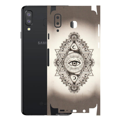 Samsung A/S Series Phone Skins (All Models) - Illuminati Great Eye - Transparent Finish (T-14) Samsung Galaxy A8 Star