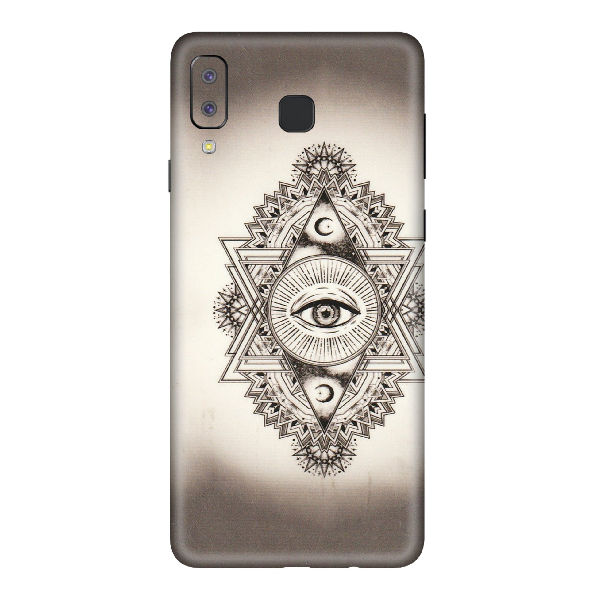 Samsung A/S Series Phone Skins (All Models) - Illuminati Great Eye - Transparent Finish (T-14) Samsung Galaxy A8 Star