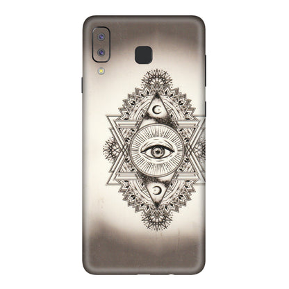 Samsung A/S Series Phone Skins (All Models) - Illuminati Great Eye - Transparent Finish (T-14) Samsung Galaxy A8 Star