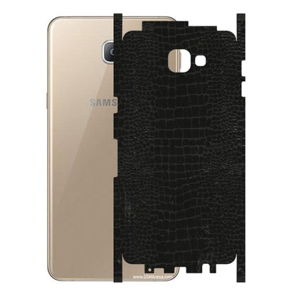 Samsung A/S Series Phone Skins (All Models) - Snake Leather Black - 3D Embossed Finish (L-107) Samsung Galaxy A9 2016