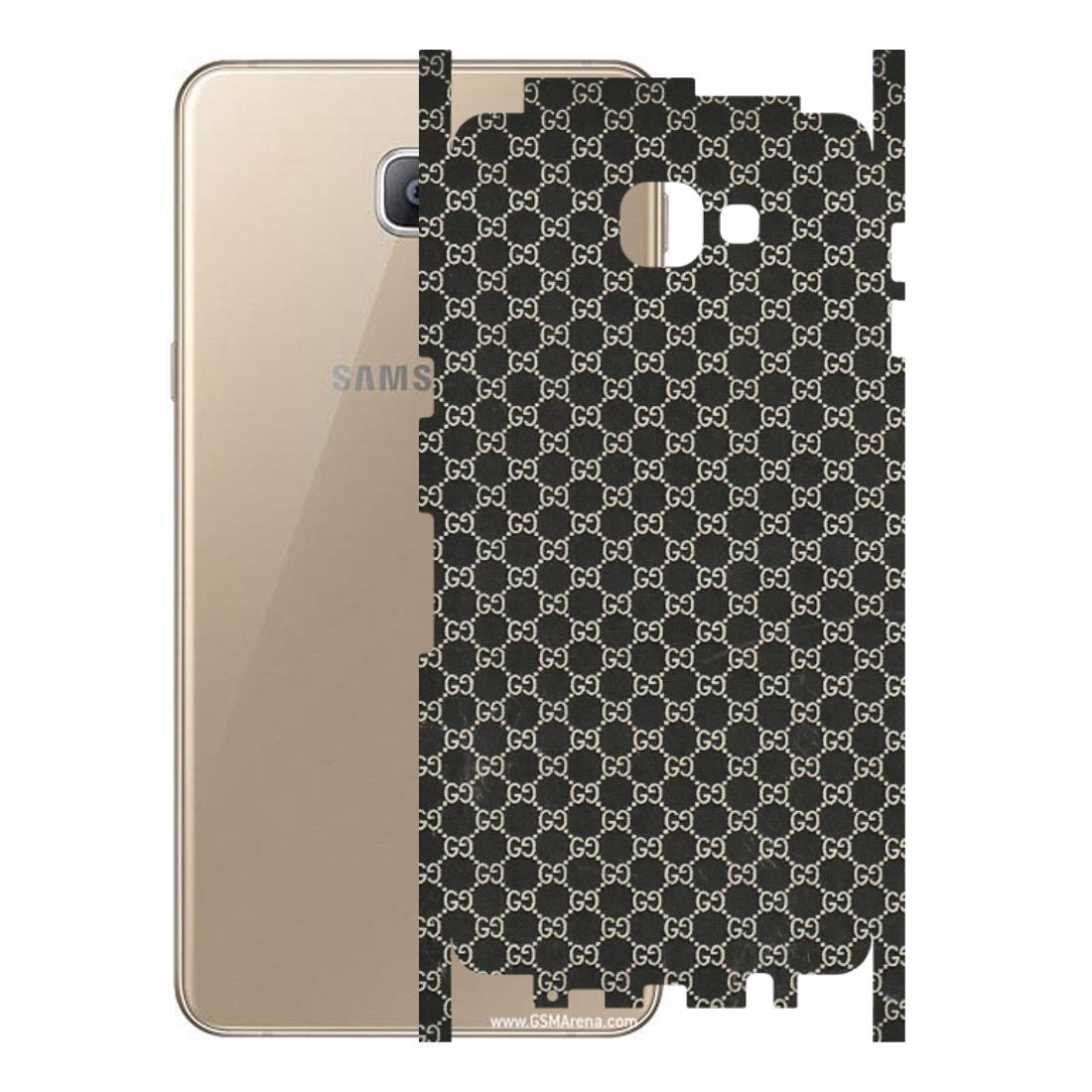 Samsung A/S Series Phone Skins (All Models) - Black G Print - 3D Embossed Finish (L-109) Samsung Galaxy A9 2016