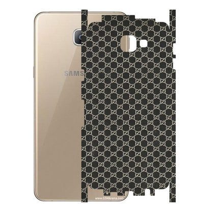 Samsung A/S Series Phone Skins (All Models) - Black G Print - 3D Embossed Finish (L-109) Samsung Galaxy A9 2016
