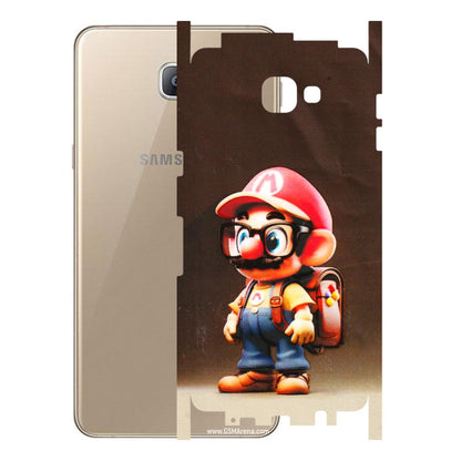 Samsung A/S Series Phone Skins (All Models) - Little Mario - 3D Embossed Finish (L-119) Samsung Galaxy A9 2016