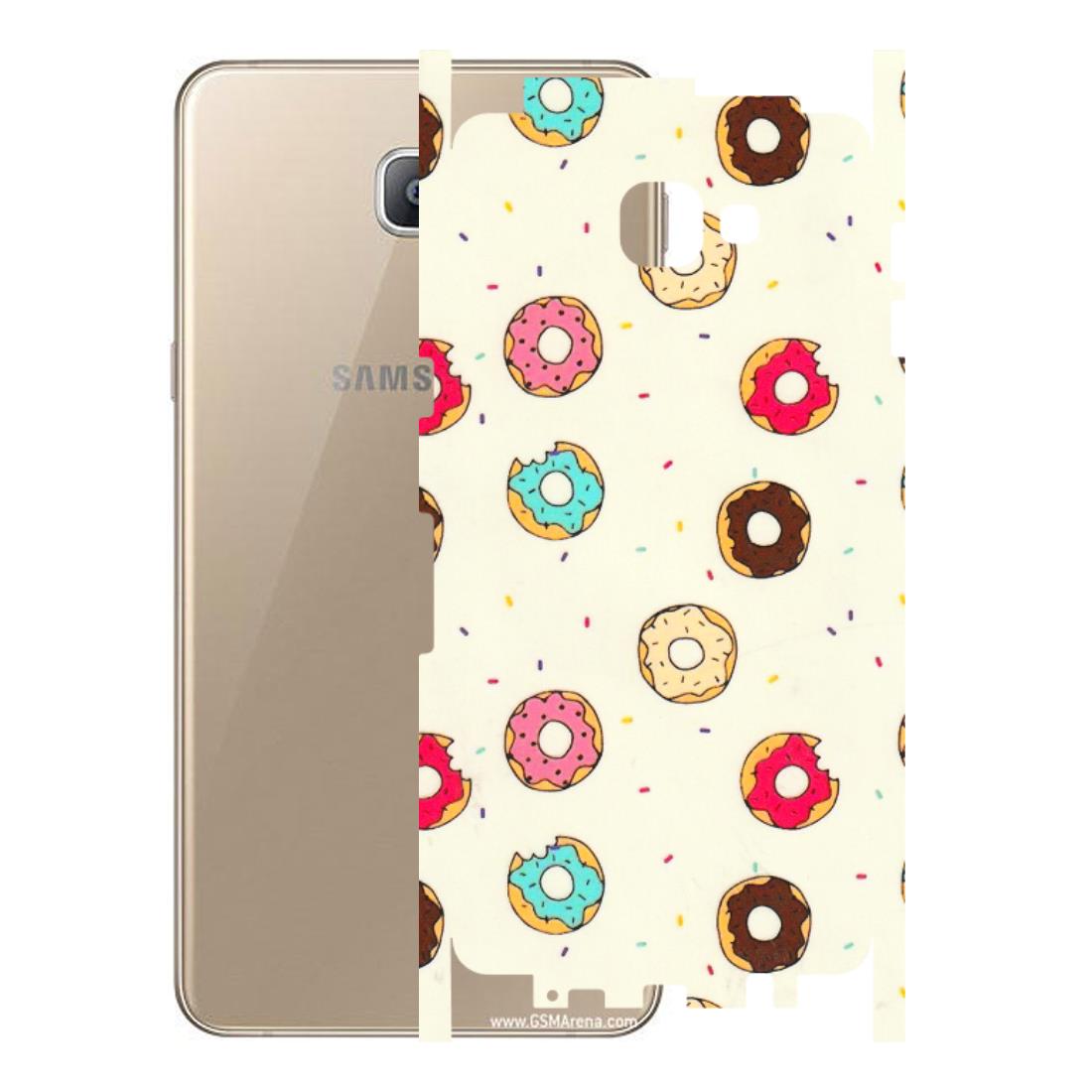 Samsung A/S Series Phone Skins (All Models) - Mini Donuts Doodle Art - 3D Embossed Finish (L-122) Samsung Galaxy A9 2016