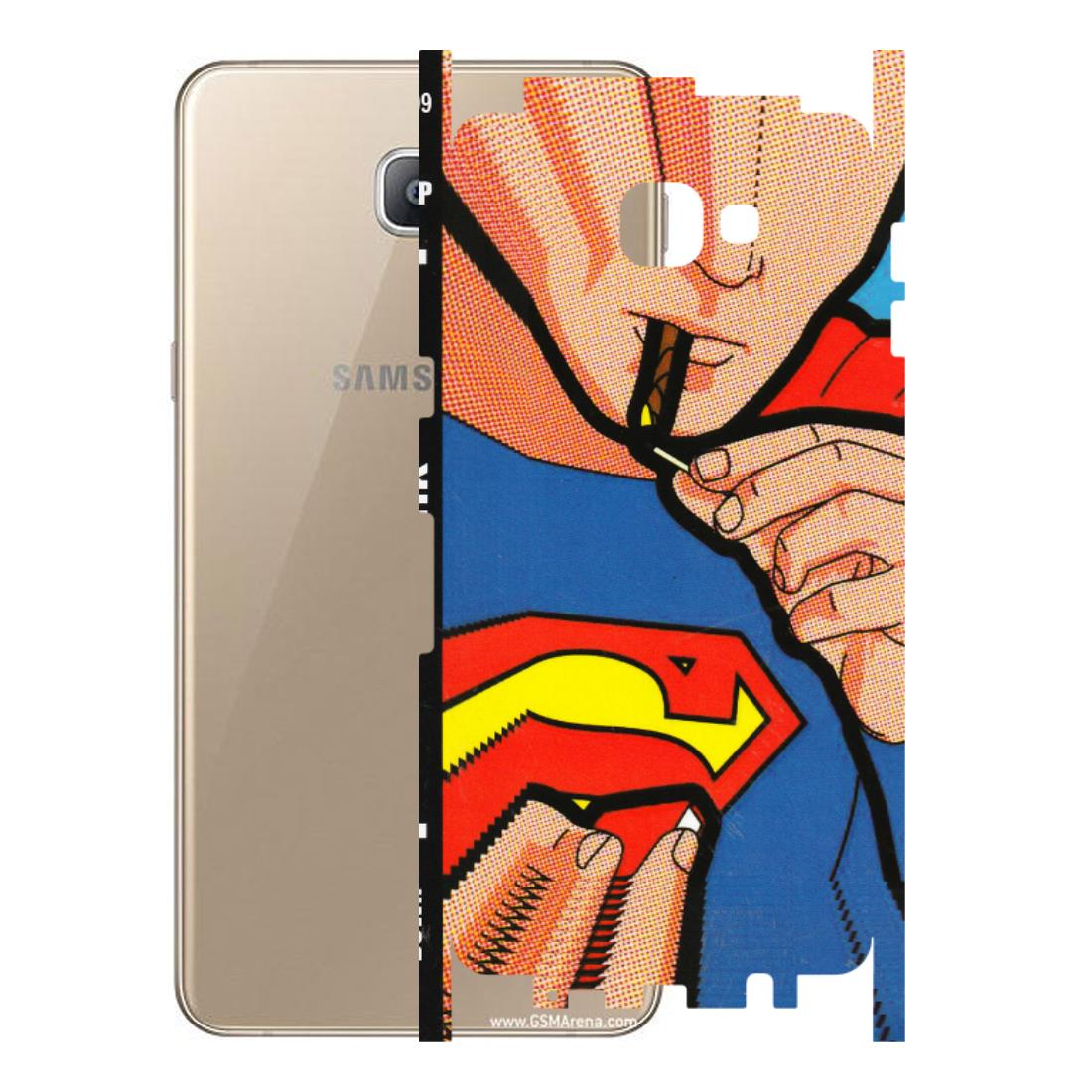 Samsung A/S Series Phone Skins (All Models) - Superman Sutta - 3D Embossed Finish (L-130) Samsung Galaxy A9 2016