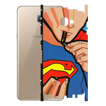 Samsung A/S Series Phone Skins (All Models) - Superman Sutta - 3D Embossed Finish (L-130) Samsung Galaxy A9 2016