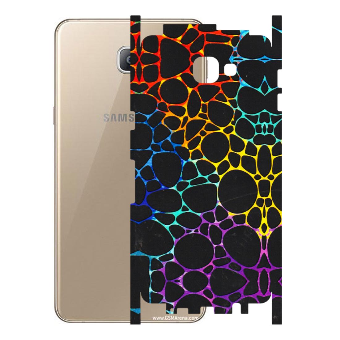 Samsung A/S Series Phone Skins (All Models) - Abstract Art MultiColour - 3D Embossed Finish (L-133) Samsung Galaxy A9 2016