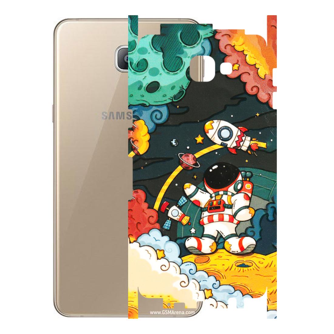 Samsung A/S Series Phone Skins (All Models) - Astronauts & Spaceship - 3D Embossed Finish (L-145) Samsung Galaxy A9 2016
