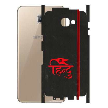 Samsung A/S Series Phone Skins (All Models) - Hindu Black - 3D Embossed Finish (L-153) Samsung Galaxy A9 2016