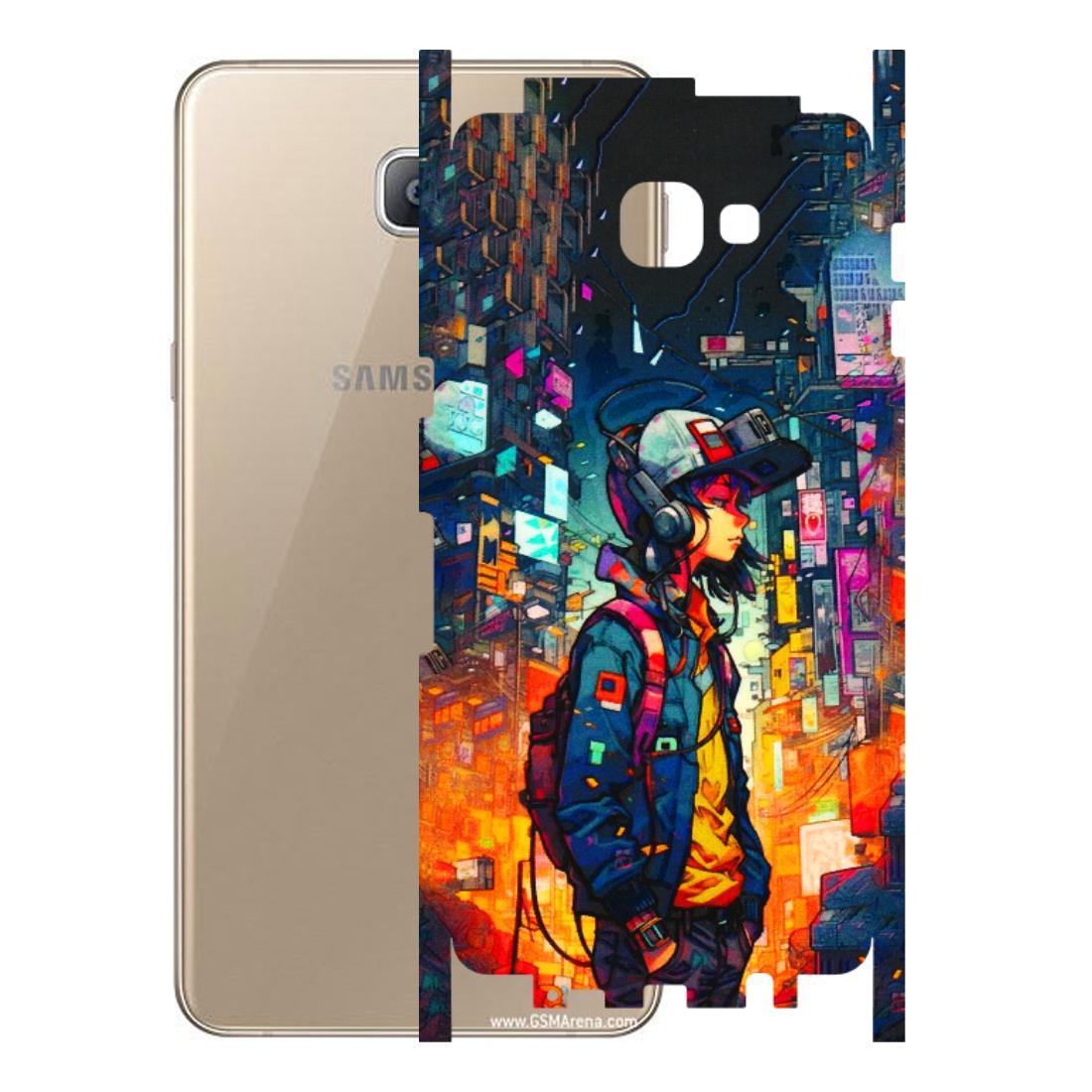 Samsung A/S Series Phone Skins (All Models) - Street Anime Guy - 3D Embossed Finish (L-158) Samsung Galaxy A9 2016