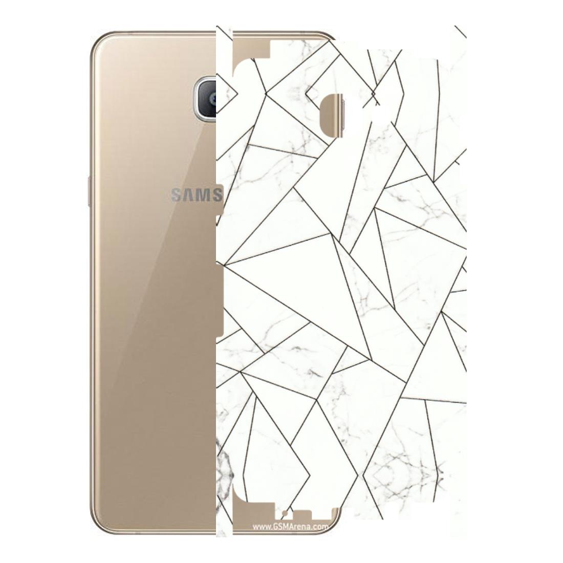 Samsung A/S Series Phone Skins (All Models) - Luxury White Marble Effect - 3D Embossed Finish (L-168) Samsung Galaxy A9 2016