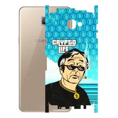 Samsung A/S Series Phone Skins (All Models) - Crypto Thug Life - 3D Embossed Finish (L-179) Samsung Galaxy A9 2016