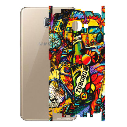 Samsung A/S Series Phone Skins (All Models) - Cool Beer Bottle - 3D Embossed Finish (L-193) Samsung Galaxy A9 2016