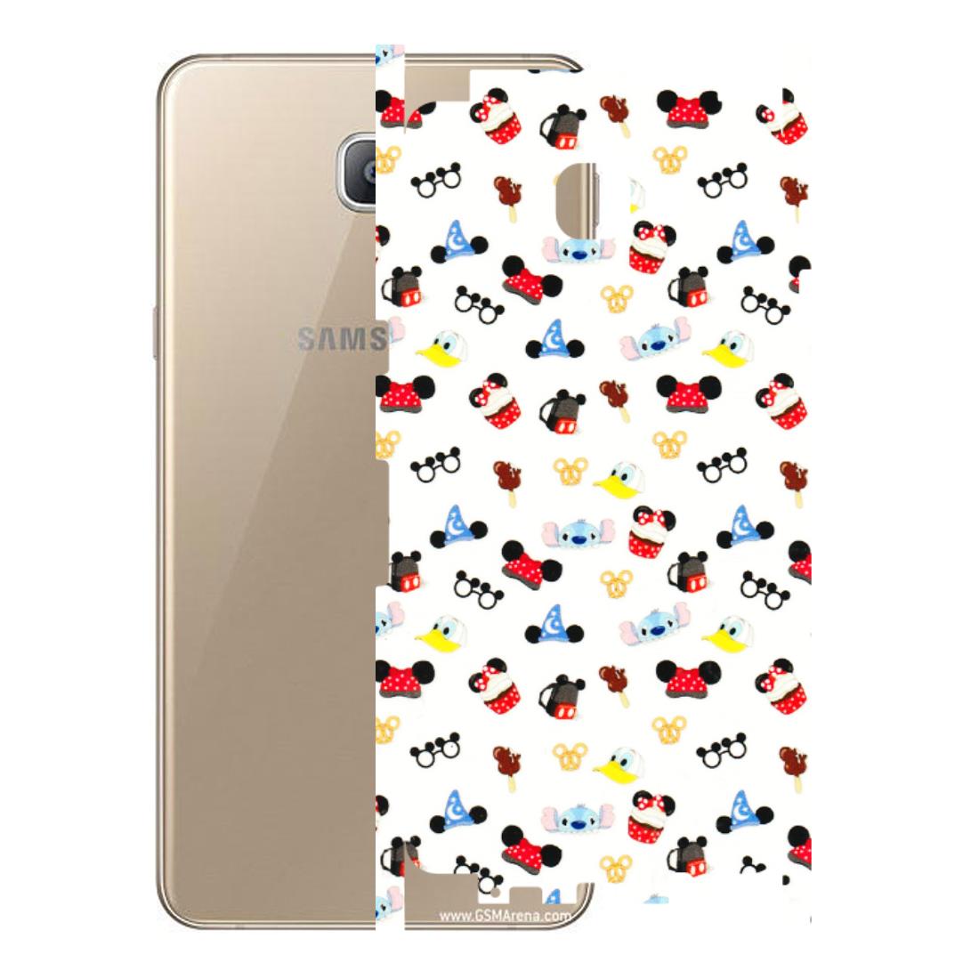 Samsung A/S Series Phone Skins (All Models) - Minnie Mouse & Donald Doodles s - 3D Embossed Finish (L-194) Samsung Galaxy A9 2016