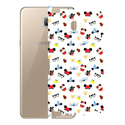 Samsung A/S Series Phone Skins (All Models) - Minnie Mouse & Donald Doodles s - 3D Embossed Finish (L-194) Samsung Galaxy A9 2016