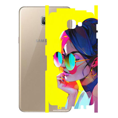 Samsung A/S Series Phone Skins (All Models) - Bold Stylish Girl - 3D Embossed Finish (L-222) Samsung Galaxy A9 2016