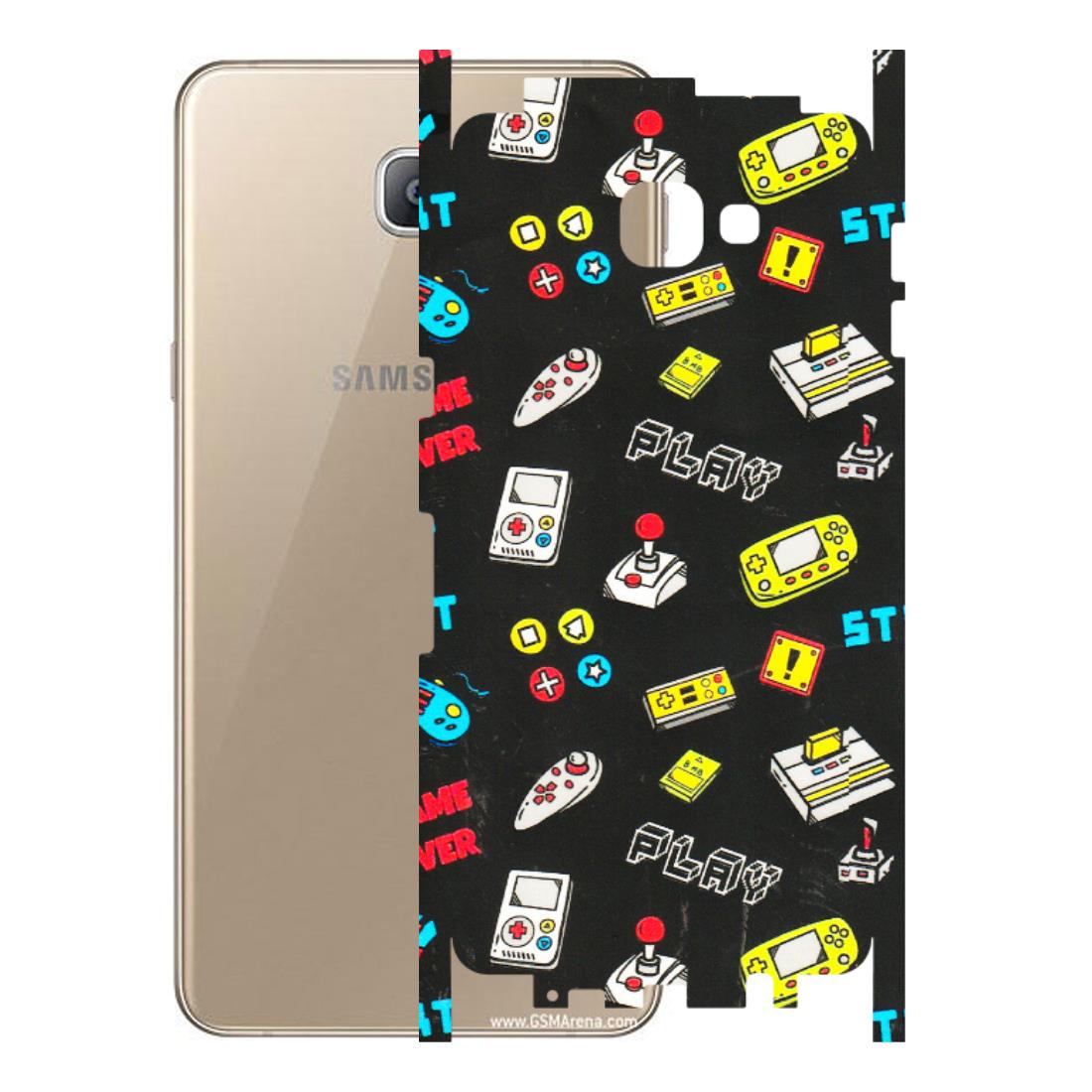 Samsung A/S Series Phone Skins (All Models) - Gaming Doodles - 3D Embossed Finish (L-224) Samsung Galaxy A9 2016