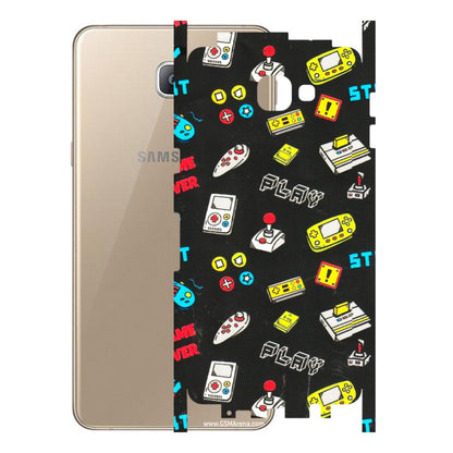 Samsung A/S Series Phone Skins (All Models) - Gaming Doodles - 3D Embossed Finish (L-224) Samsung Galaxy A9 2016