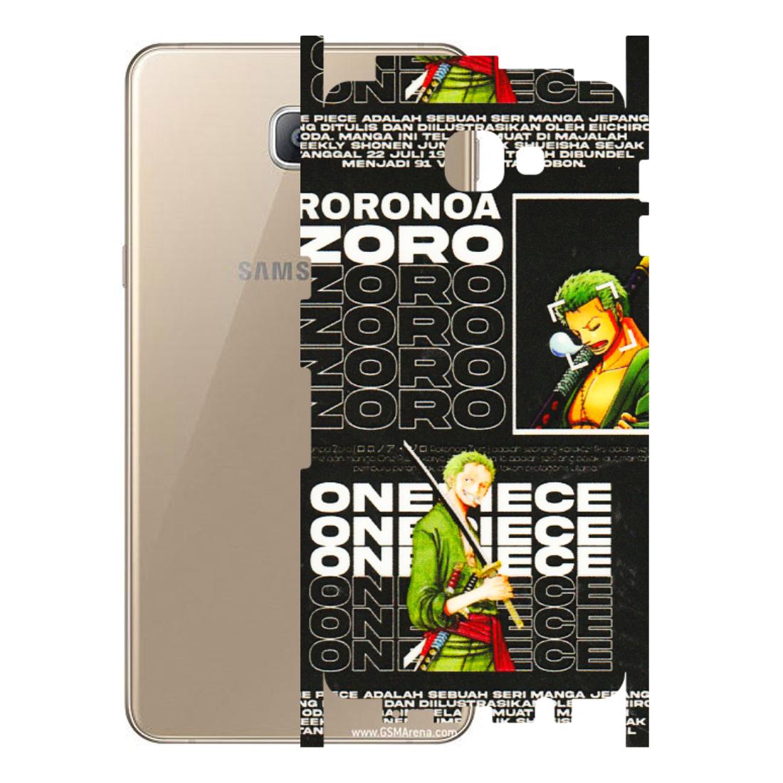 Samsung A/S Series Phone Skins (All Models) - One Piece Zoro - 3D Embossed Finish (L-250) Samsung Galaxy A9 2016