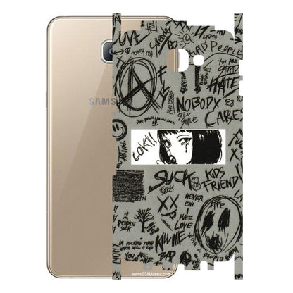 Samsung A/S Series Phone Skins (All Models) - Never Have Love Anime - 3D Embossed Finish (L-260) Samsung Galaxy A9 2016
