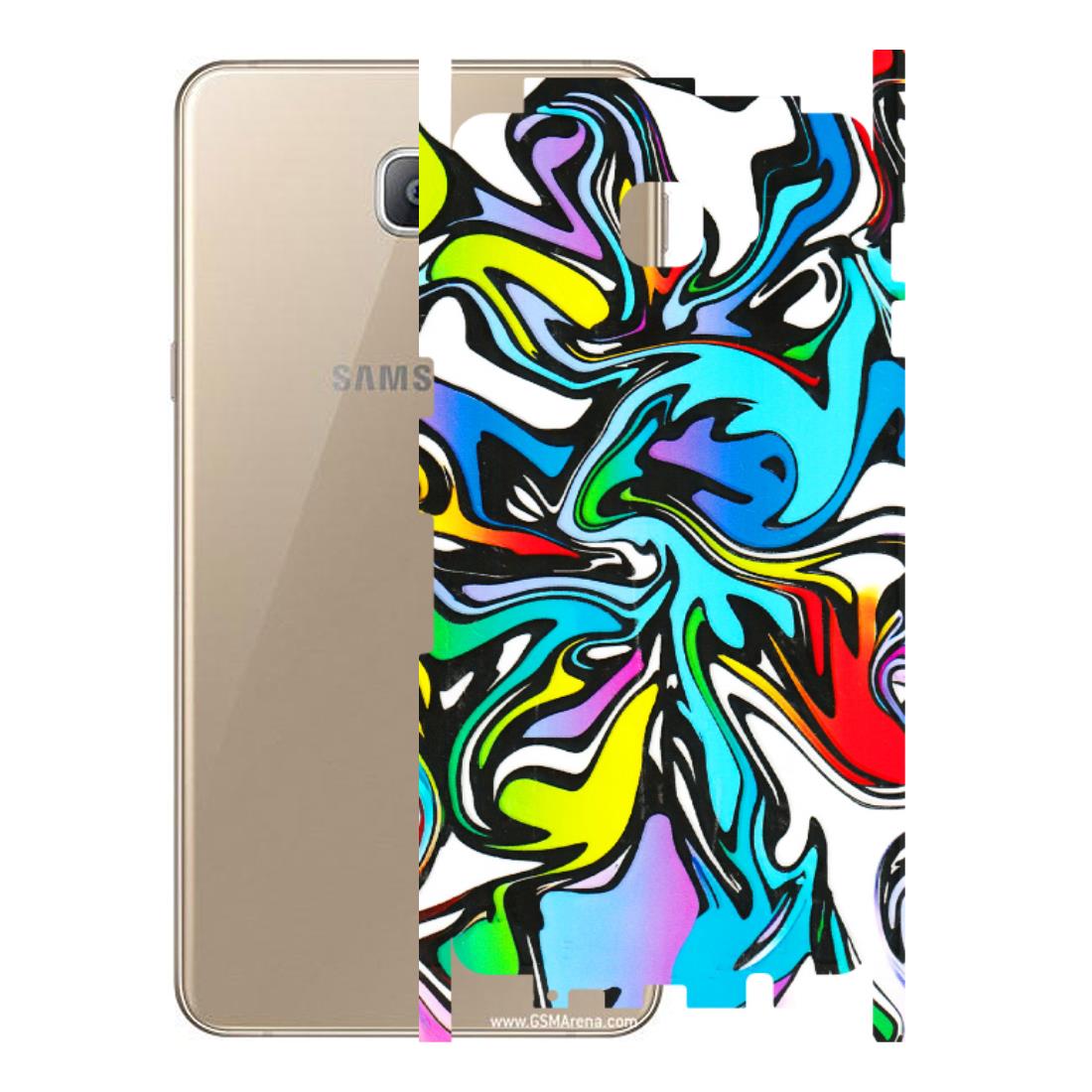 Samsung A/S Series Phone Skins (All Models) - Abstract Colour Paints - 3D Embossed Finish (L-271) Samsung Galaxy A9 2016
