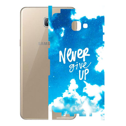 Samsung A/S Series Phone Skins (All Models) - Never Give Up - 3D Embossed Finish (L-279) Samsung Galaxy A9 2016