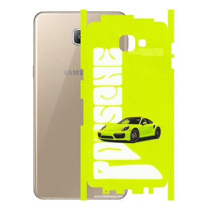 Samsung A/S Series Phone Skins (All Models) - Lime Green Porche - 3D Embossed Finish (L-30) Samsung Galaxy A9 2016