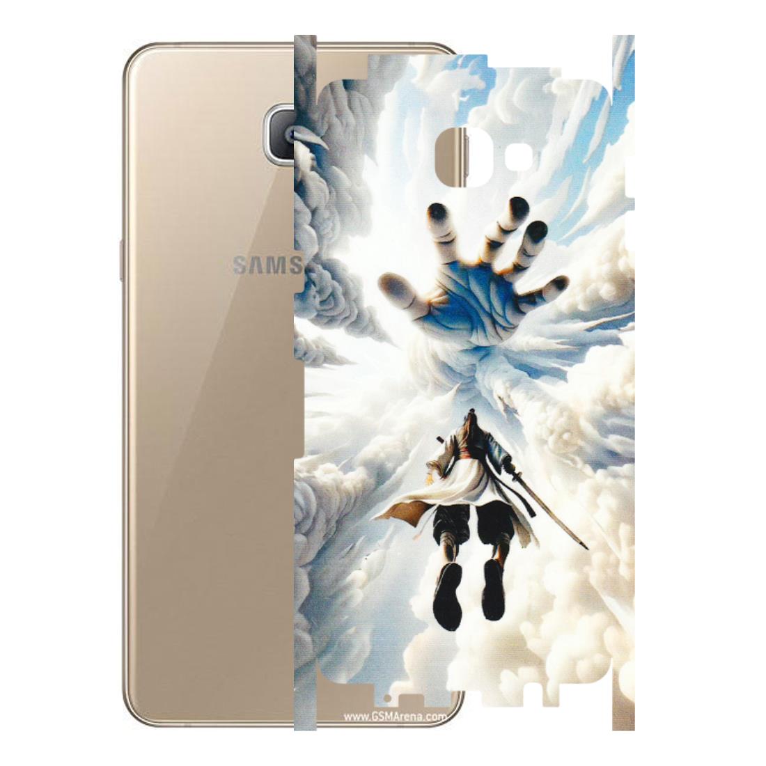 Samsung A/S Series Phone Skins (All Models) - Big Hand With Monkey King - 3D Embossed Finish (L-323) Samsung Galaxy A9 2016