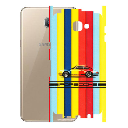 Samsung A/S Series Phone Skins (All Models) - Multicolour Porche - 3D Embossed Finish (L-39) Samsung Galaxy A9 2016
