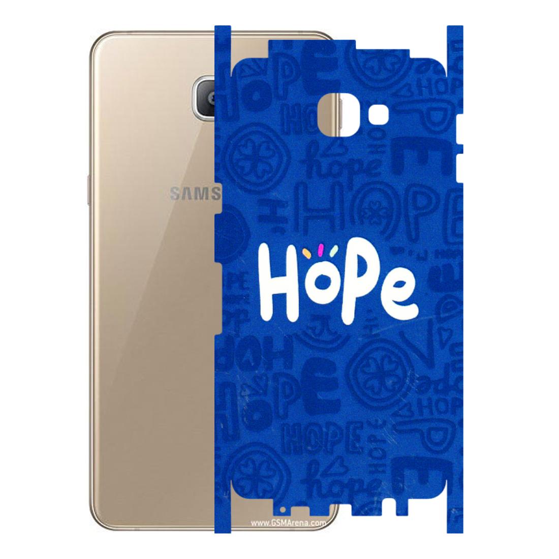 Samsung A/S Series Phone Skins (All Models) - Hope Doodles Blue - 3D Embossed Finish (L-43) Samsung Galaxy A9 2016