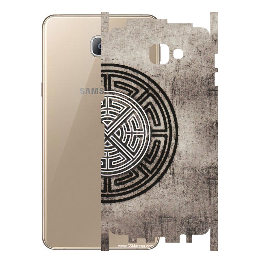 Samsung A/S Series Phone Skins (All Models) - Mysterious Circular Design - 3D Embossed Finish (L-63) Samsung Galaxy A9 2016