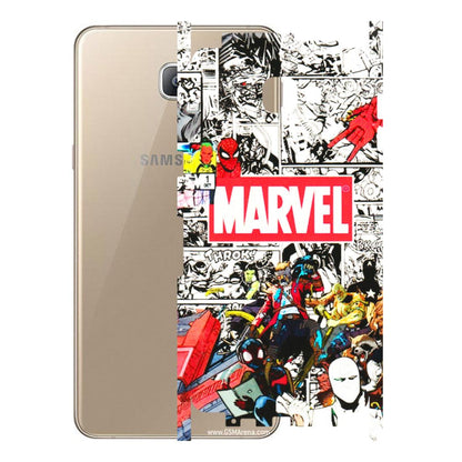 Samsung A/S Series Phone Skins (All Models) - Marvel Colorful Comic - 3D Embossed Finish (L-64) Samsung Galaxy A9 2016