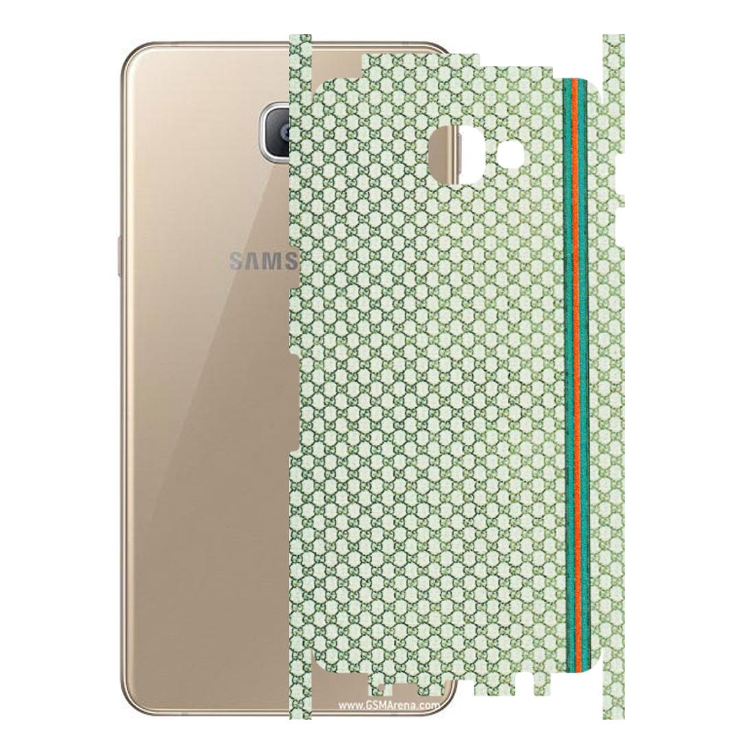 Samsung A/S Series Phone Skins (All Models) - Gucci Fabric Pattern - 3D Embossed Finish (L-73) Samsung Galaxy A9 2016