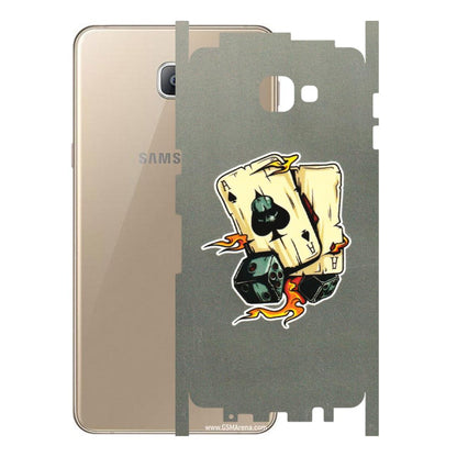 Samsung A/S Series Phone Skins (All Models) - Grey Cards Of Ace - 3D Embossed Finish (L-77) Samsung Galaxy A9 2016