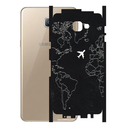 Samsung A/S Series Phone Skins (All Models) - Never Ending Travel - 3D Embossed Finish (L-79) Samsung Galaxy A9 2016