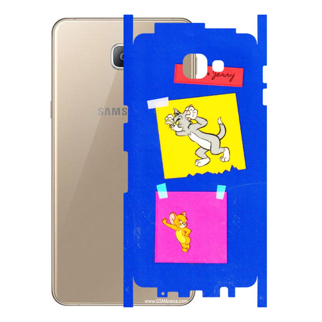 Samsung A/S Series Phone Skins (All Models) - Tom N Jerry Sticky Notes - 3D Embossed Finish (L-88) Samsung Galaxy A9 2016