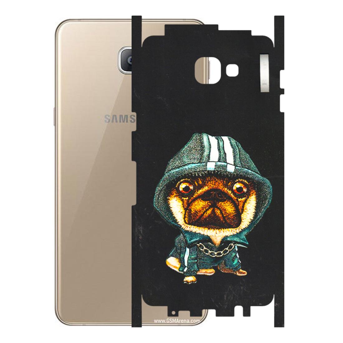 Samsung A/S Series Phone Skins (All Models) - Puppy N Hoodie - 3D Embossed Finish (L-90) Samsung Galaxy A9 2016