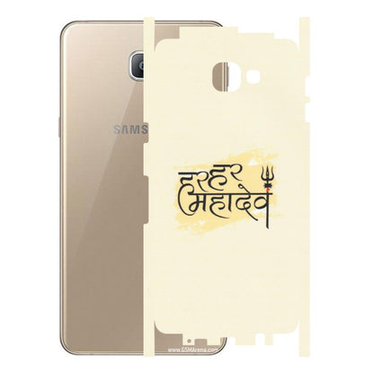 Samsung A/S Series Phone Skins (All Models) - Har Har Mahadev - Matte Finish (M-10) Samsung Galaxy A9 2016