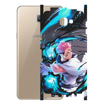 Samsung A/S Series Phone Skins (All Models) - New Jujutsu Kaisen Grey Blue Anime - Matte Finish (M-127) Samsung Galaxy A9 2016