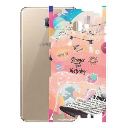 Samsung A/S Series Phone Skins (All Models) - Stronger Then Yesterday - Matte Finish (M-128) Samsung Galaxy A9 2016
